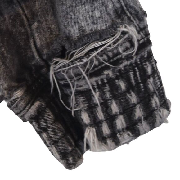 Nike Challenge Court Andre Agassi Acid Wash Jacket Fits L Black 90s 80s Retro - Picture 7 of 14